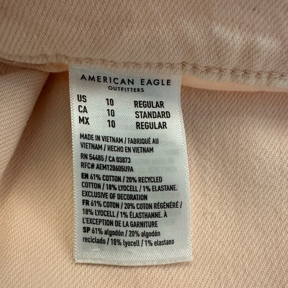 American Eagle, Pink, Super High-Rise, Baggy Wide-Leg Women’s Pants, in Size 10 - Picture 6 of 6